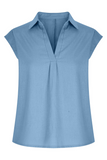 Casual Daily Solid Color Turndown Collar Blouses(6 Colors)