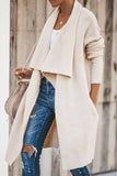 solelytrend Pure Color Casual Loose Coat