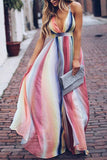 solelytrend Sling Bohemian Print Maxi Dress