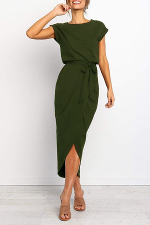 solelytrend After Midnight Ankle Length Midi Dress(4 Colors)