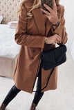 solelytrend Solid Color Sexy Coat With Buttons(3 Colors)