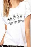 solelytrend Round Neck Cute Print T-shirt