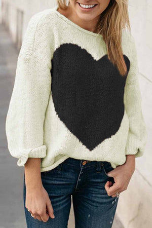 solelytrend Contrast Loose sweater